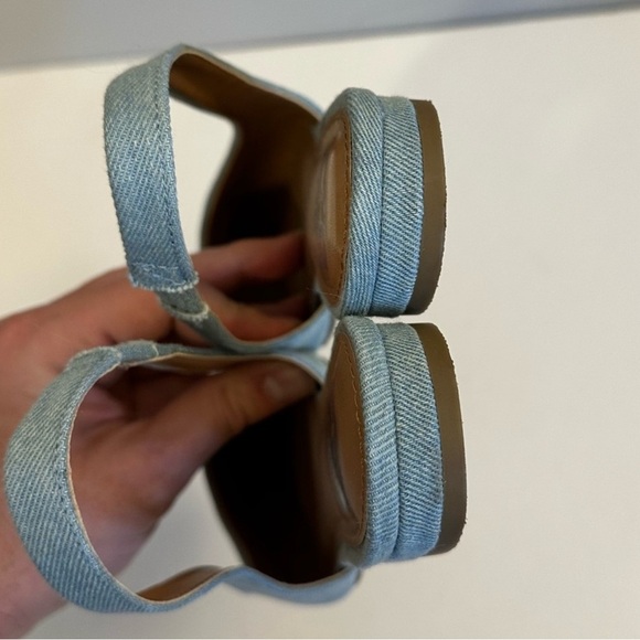 DV by Dolce Vita Shoes Women Classy Slingback Blue Denim Size 9 - Picture 6 of 9